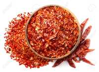 Red Chilli Flakes - 100% Dried Byadgi/sannam, Bright Red, 15,000-35,000 Shu, 99% Purity, Gluten Free, No Additives