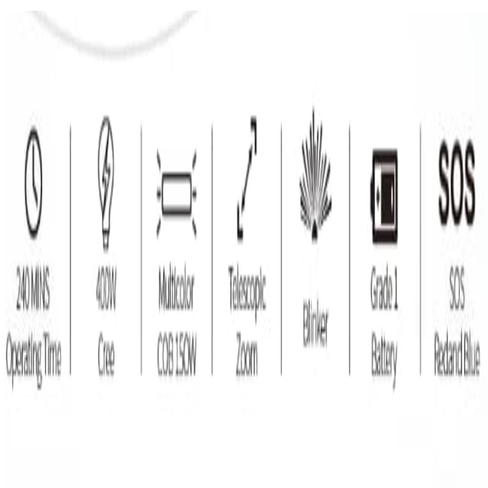 TERRIFIC RECHARGEABLE FLASH LIGHT TC-MT-517