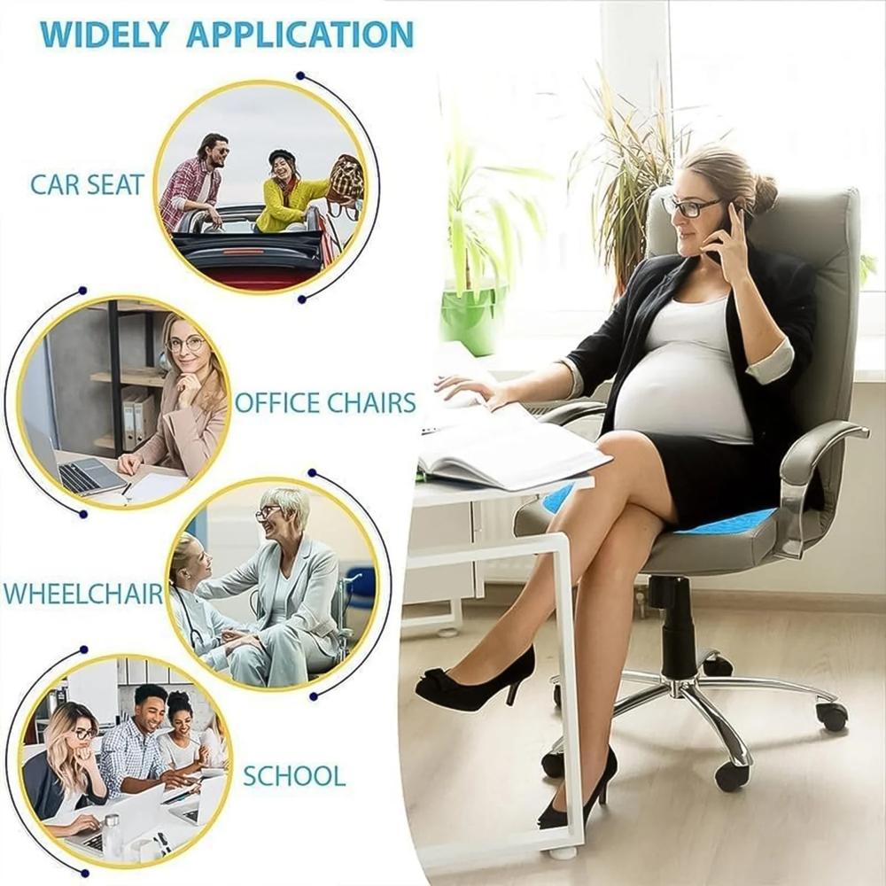 CUSHION SEAT FLEX PILLOW GEL ORTHOPEDIC SEAT CUSHION PAD (EGG SITTER) (0219)
