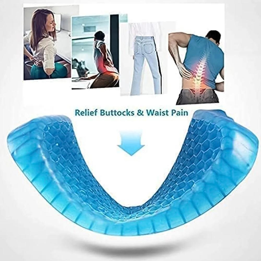 CUSHION SEAT FLEX PILLOW GEL ORTHOPEDIC SEAT CUSHION PAD (EGG SITTER) (0219)