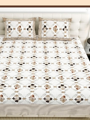 Pure cotton king size bedsheet set