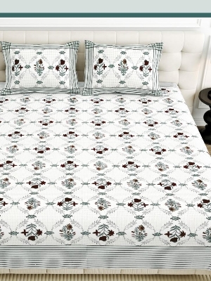 Pure cotton king size bedsheet set