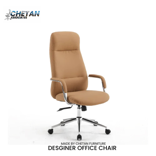 Tan Re-volving Chair