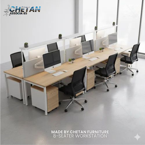 8 Seater Office Workstation Furniture