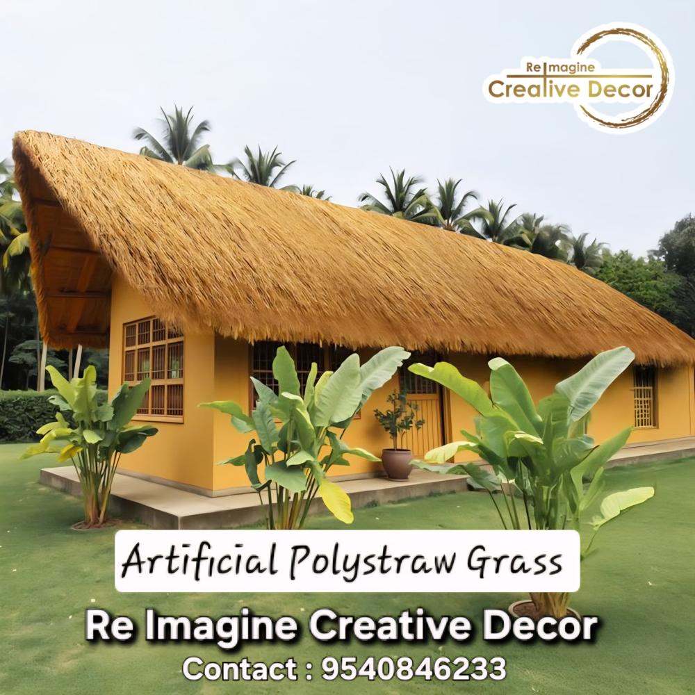 Artificial Thatch Grass For Roofing & Ceiling - Color: Brown
