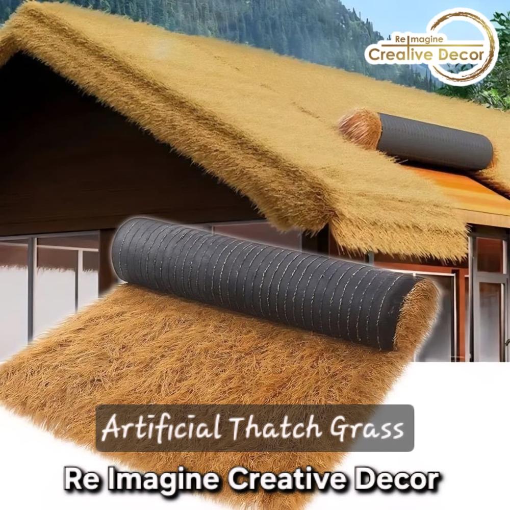 Artificial Thatch Grass for Cafe, restaurant, Hotels, Hut, Gazebos, Roof & Ceiling, Synthetic 