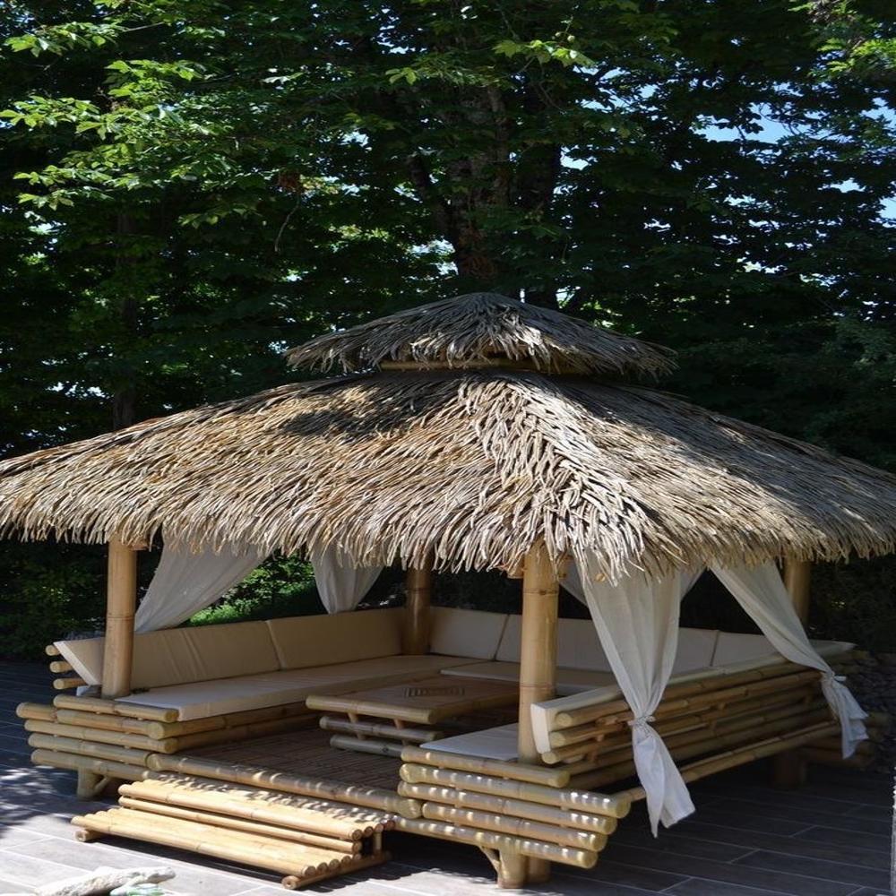 Synthetic Thatch Roofing Panels for Resorts, Cafes & Farmhouses