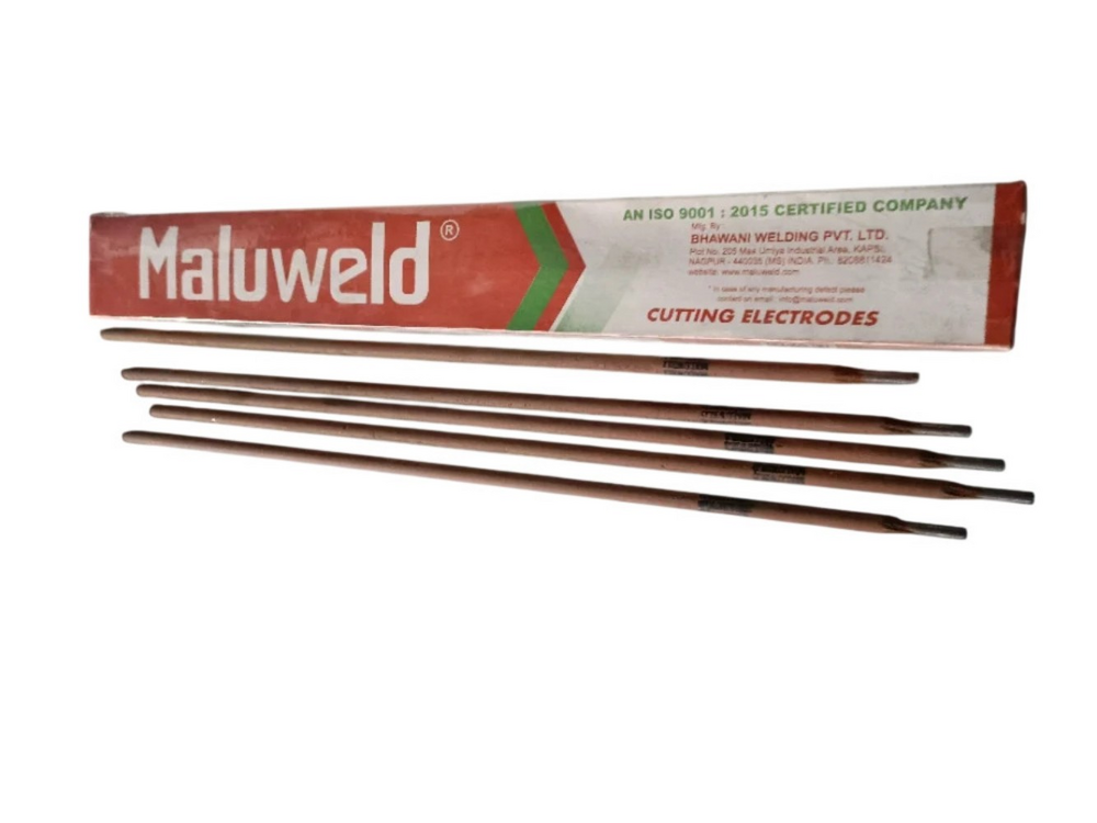 Maluweld MS Welding Electrodes - Mild Steel 2.5mm x 350mm Silver Grey Rutile Coating 450 MPa Tensile Strength