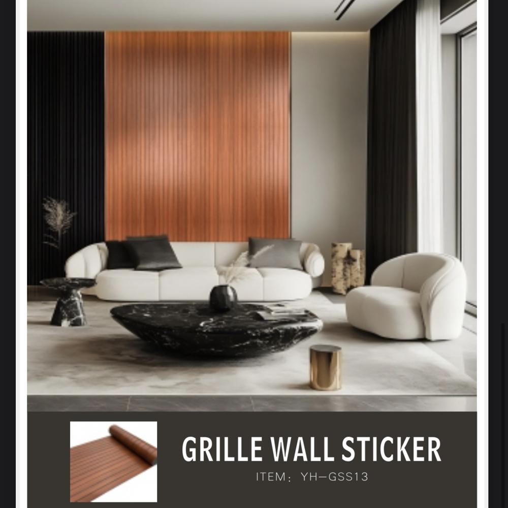 Wpc Pvc , sticker fluted panel, self adhesive panel pvc flexible panel premium stickers wall budget friendly panel lobby area, banquet decor idea and material, commercial space usage