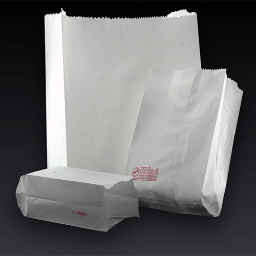 White Kraft Paper Pouches