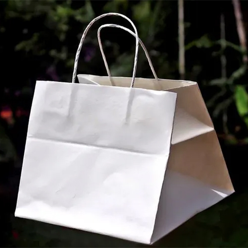 White Paper Cake Carry Bag