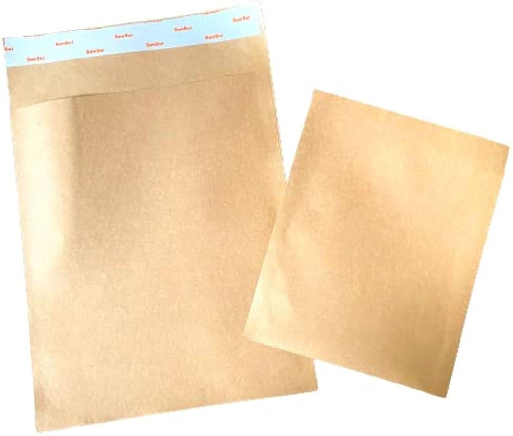 Paper Courier Bag - Color: Natural Brown