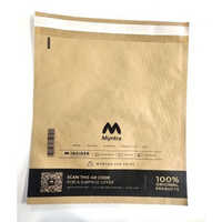 Flap Seal Tamperproof E-commerce Paper Courier Bags - Color: Natural Brown