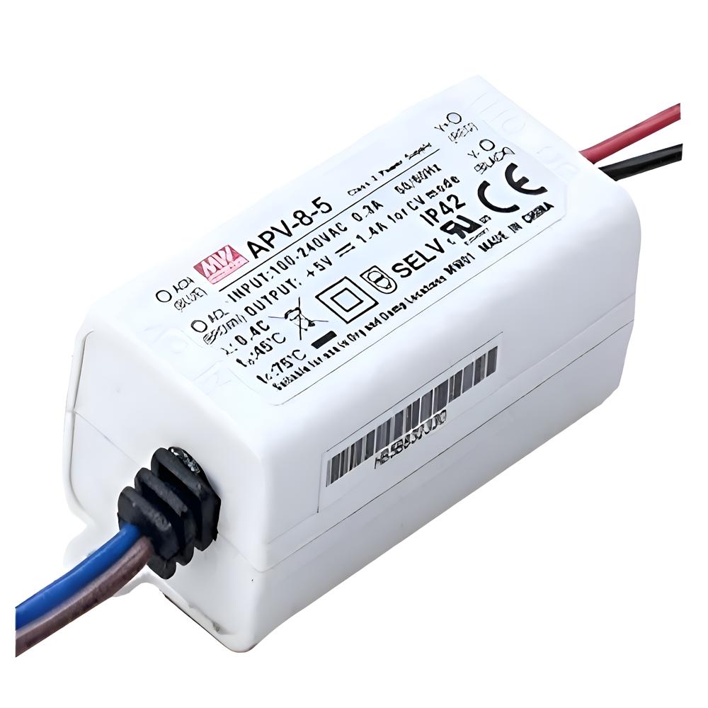 Meanwell Led Driver Apv-8-5 - Current Range: 0 ~ 1.4a Ampere (a)
