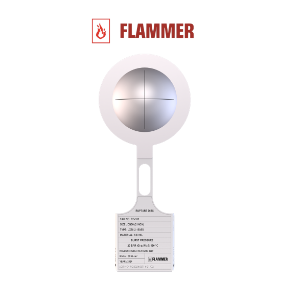 LX Series High Pressure Forward Acting Rupture Disc