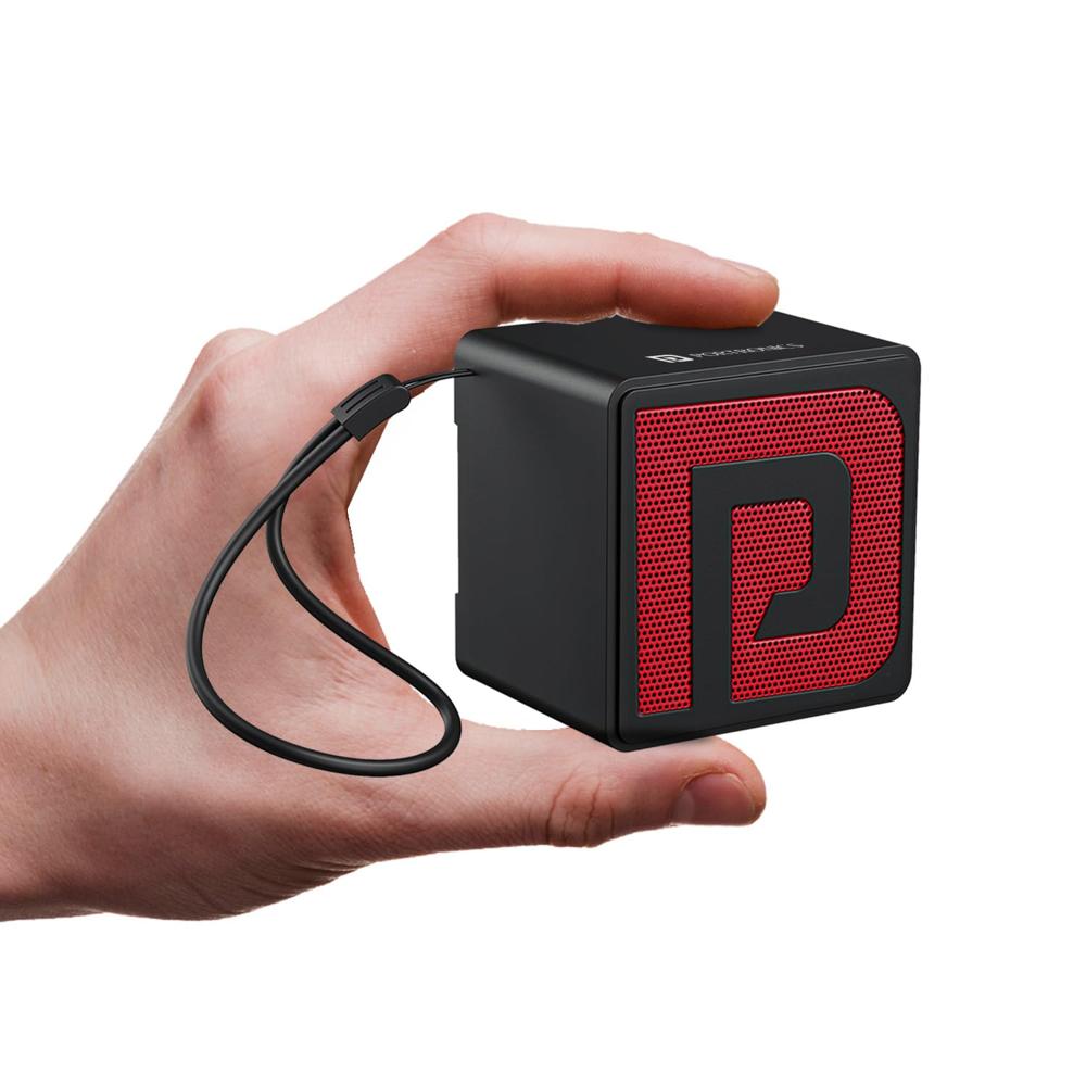Portronics Nugget 3W Mini Pocket Bluetooth Speaker with Upto 4 Hours Playtime, HD Sound,