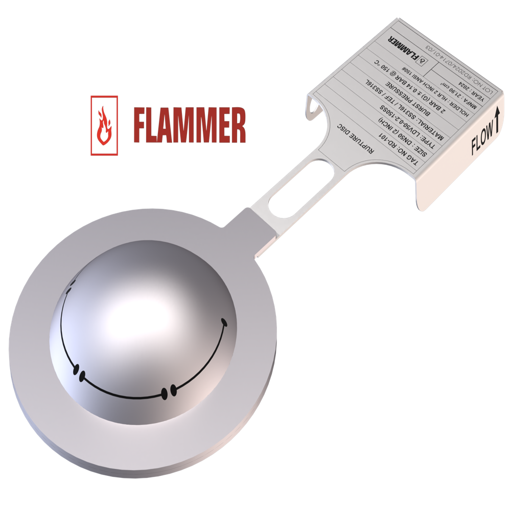 LDV Series Domed Composite Forward Acting Rupture Disc