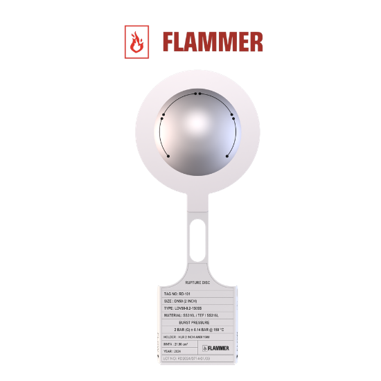 LDV Series Domed Composite Forward Acting Rupture Disc