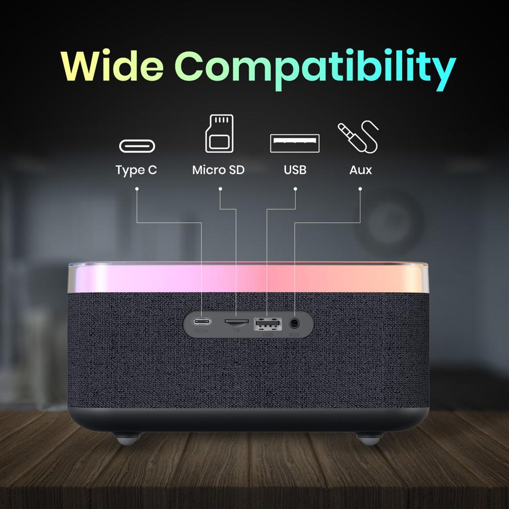 Portronics Trifusion 16W HD Sound Bluetooth Speaker with 15W Wireless Charging