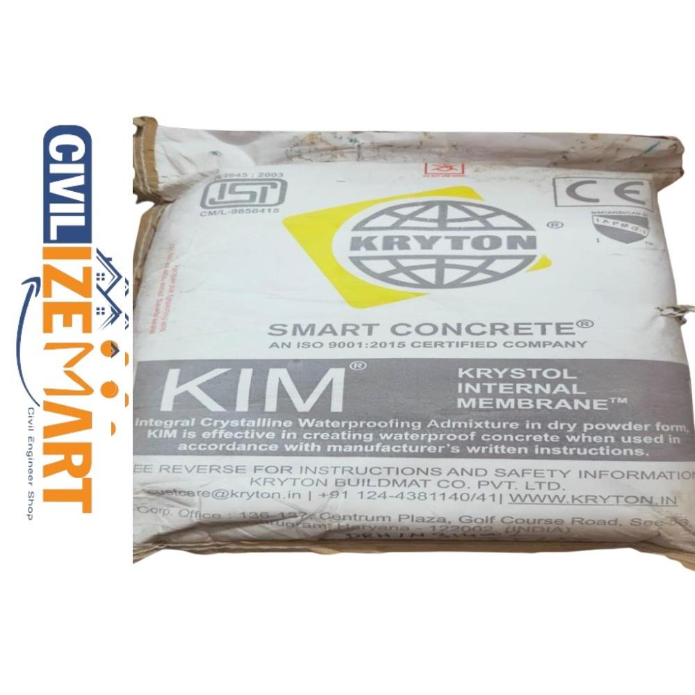 Kryton Internal membrane (Smart Concrete) Waterproofing coating
