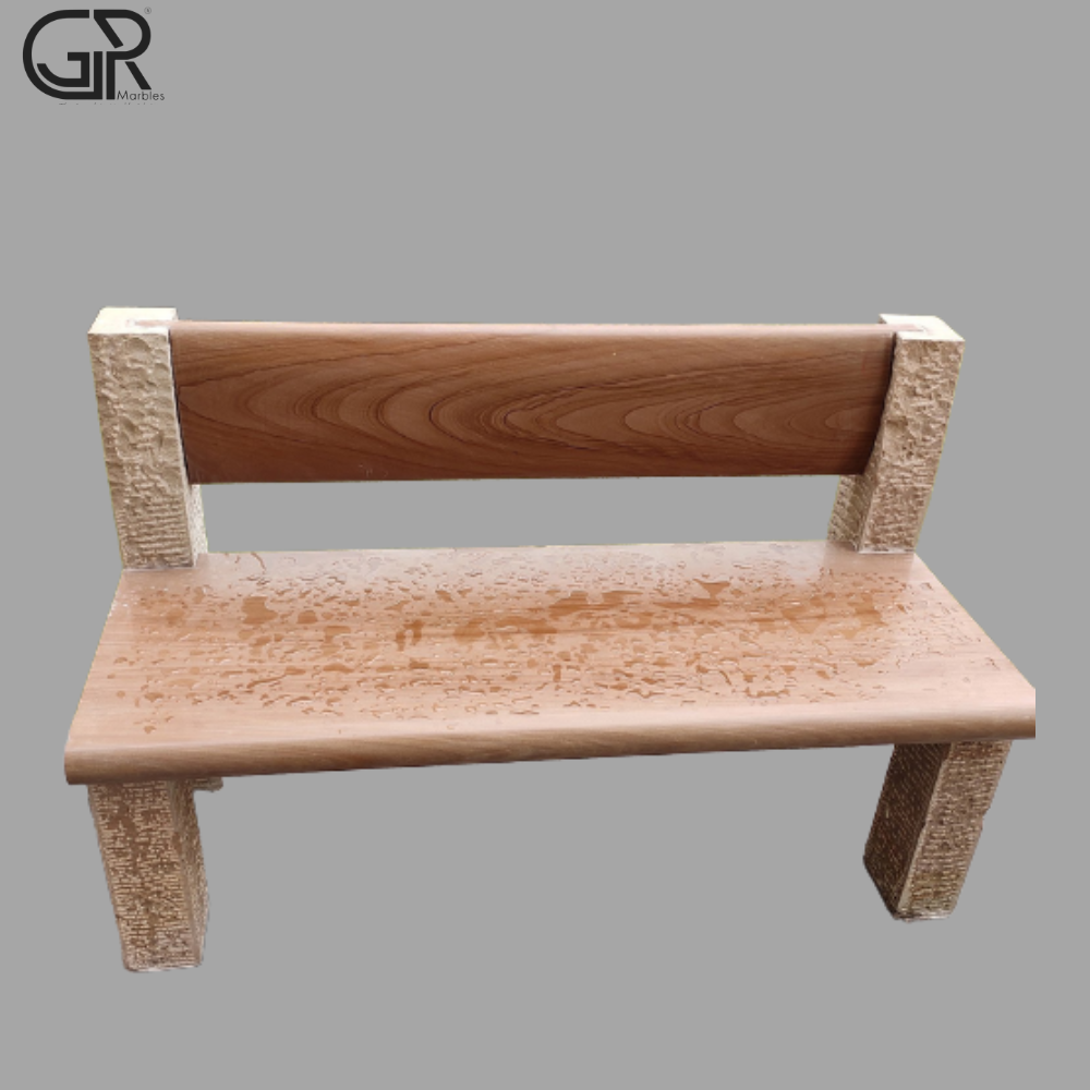 Sandstone garden Bench