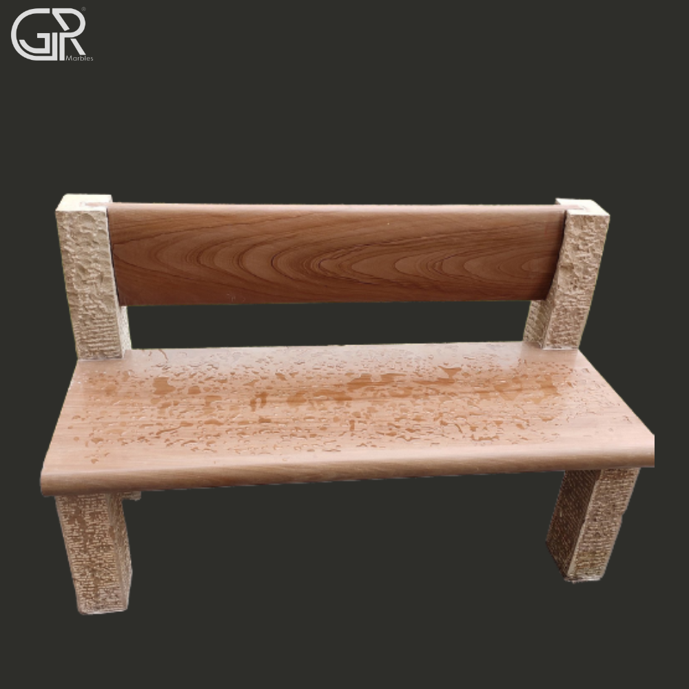 Sandstone garden Bench