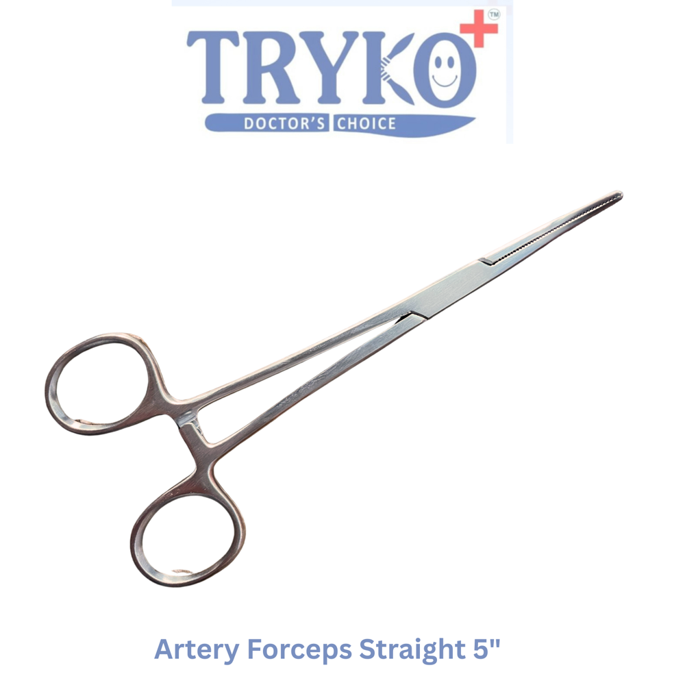Artery Forceps Curved 7 Inch Brand TRYKO+