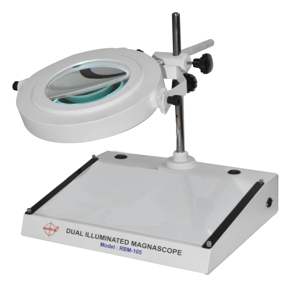 Table Top Magnifier Aluminum RBM-105