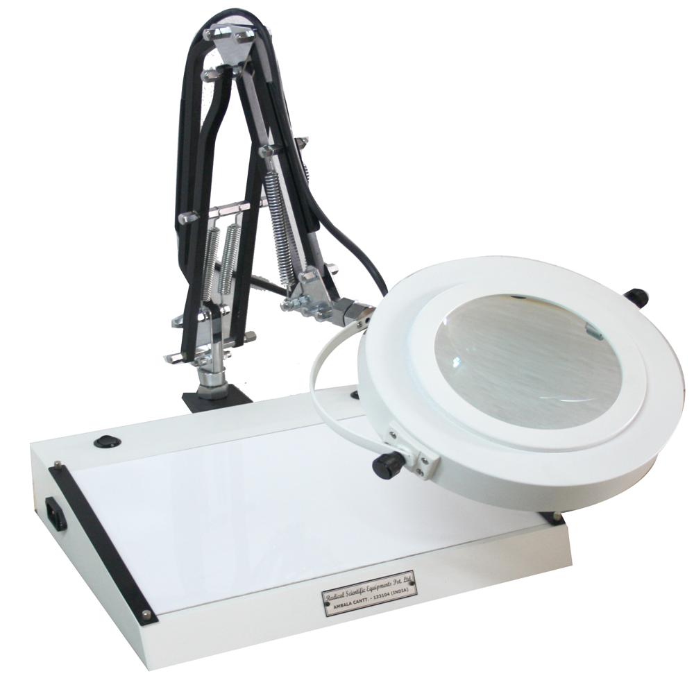 Table Top Magnifier Aluminum RBM-105