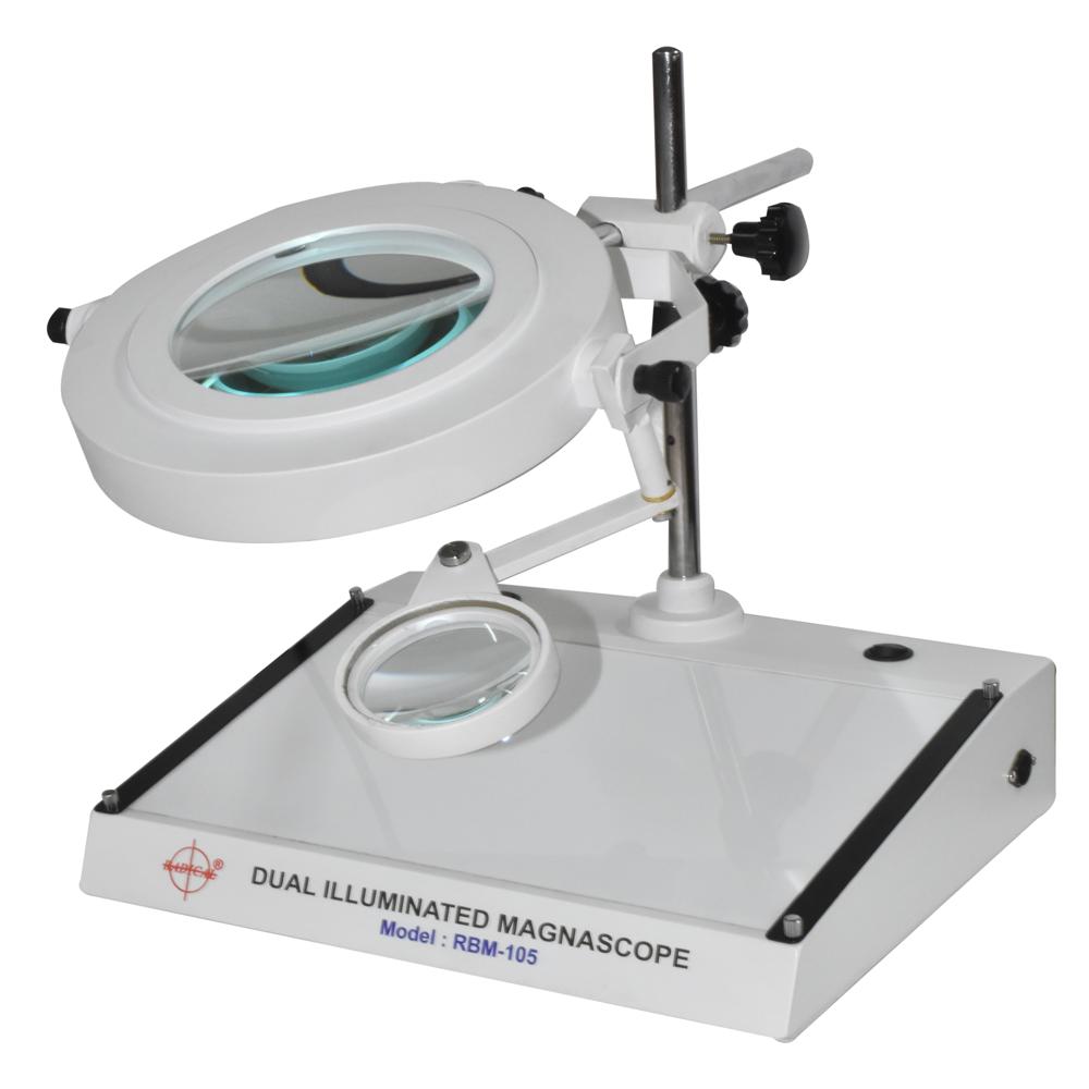 Table Top Magnifier Aluminum RBM-105