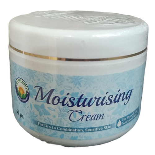 50 GM Moisturising Cream - Cosmetic Grade Cream, White, Mild Floral Fragrance, Non-Greasy | Deep Hydration, Nourishment, Suitable for Sensitive Skin