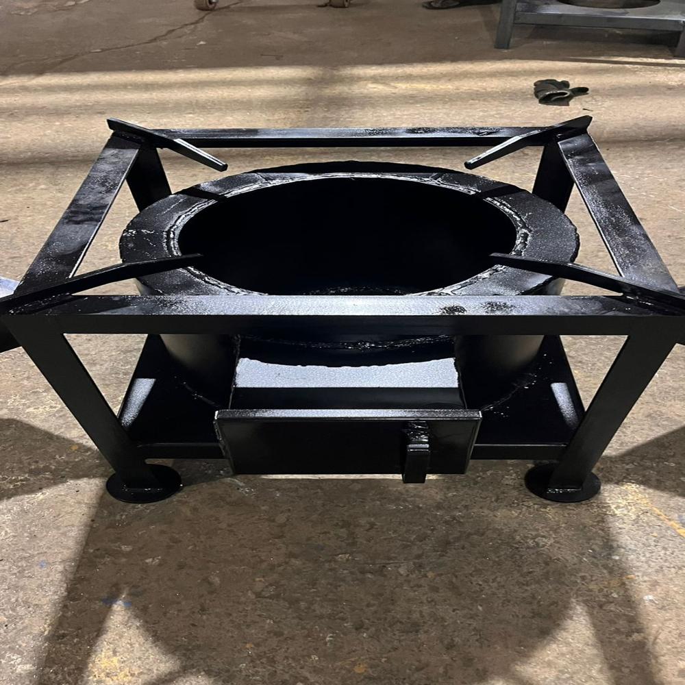 Commercial Turbo Rocket Wood Stove with Blower