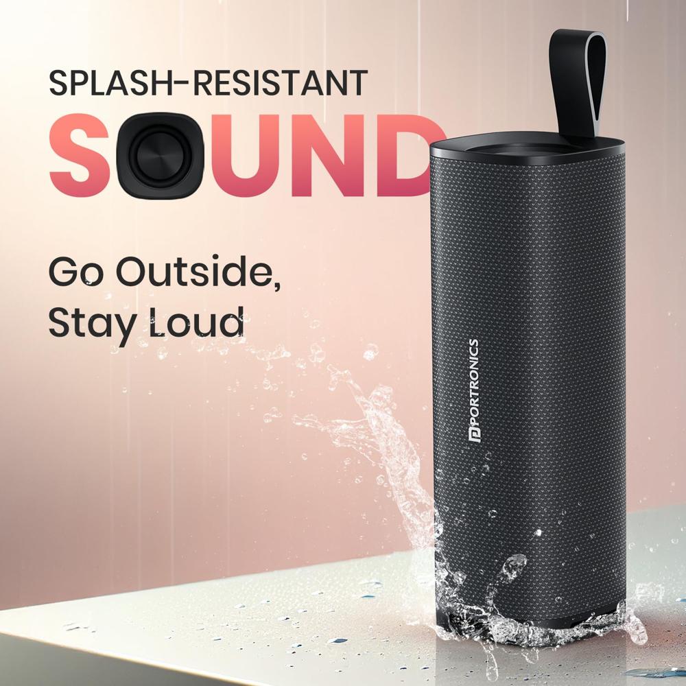 Portronics Fynix 30W HD Sound Portable Bluetooth Speaker with Dual Passive Radiator