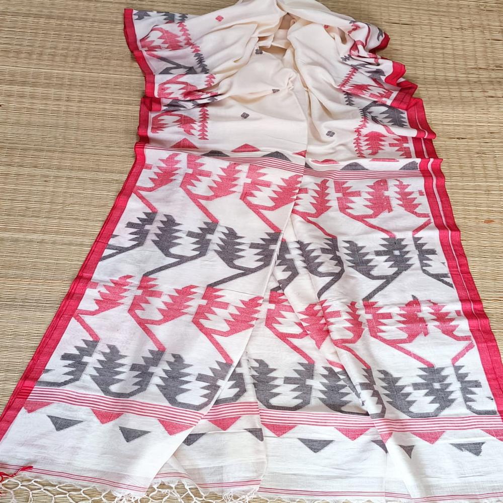 PURE KHADI COTTON SAREE