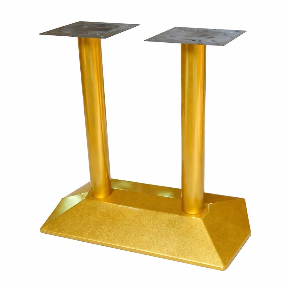 Double leg table base