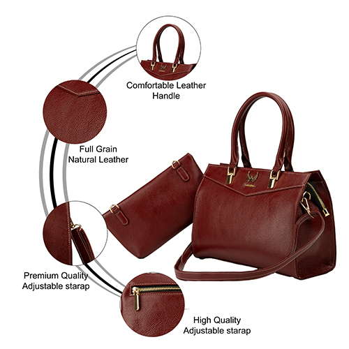 AMLP006FRD Ladies Satchel bag