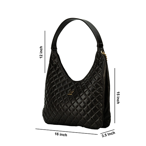 AMLP008BLK Ladies Hobo Bag