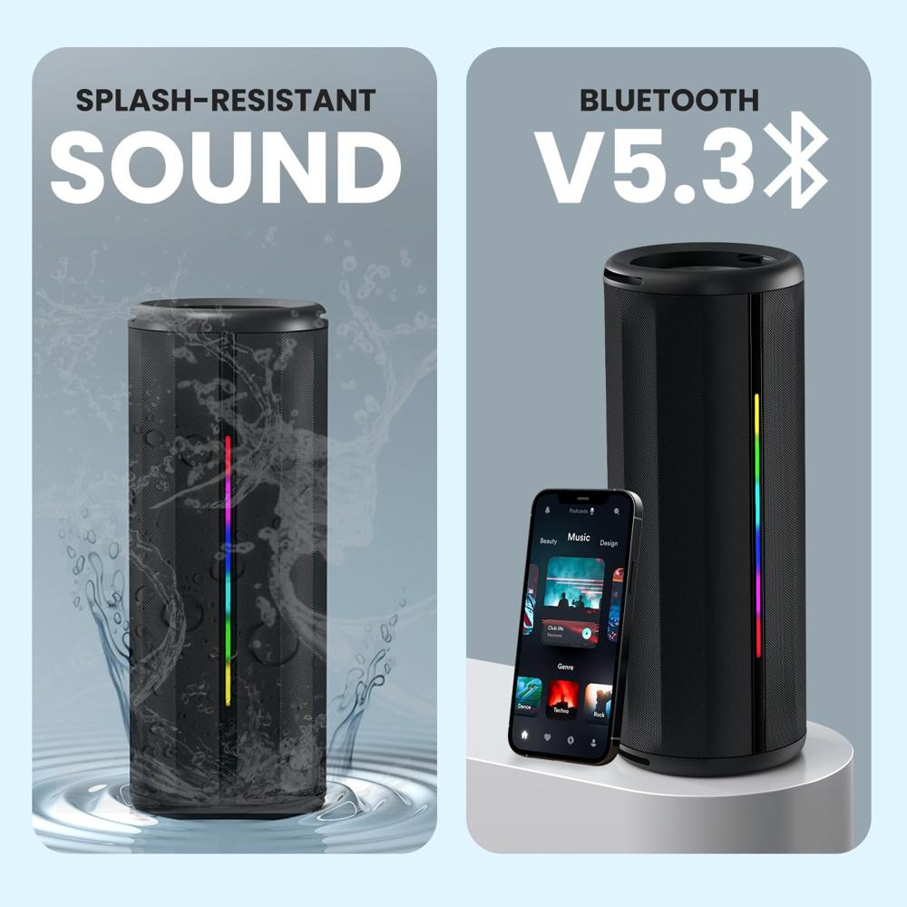 Portronics Nova 40W Portable Bluetooth Speaker with Dual Passive Radiator