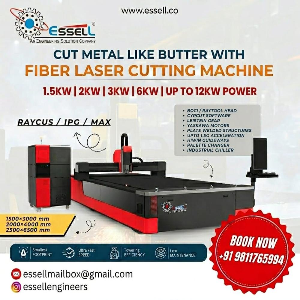 Metal Laser Cutting Machine - Automatic Grade: Automatic
