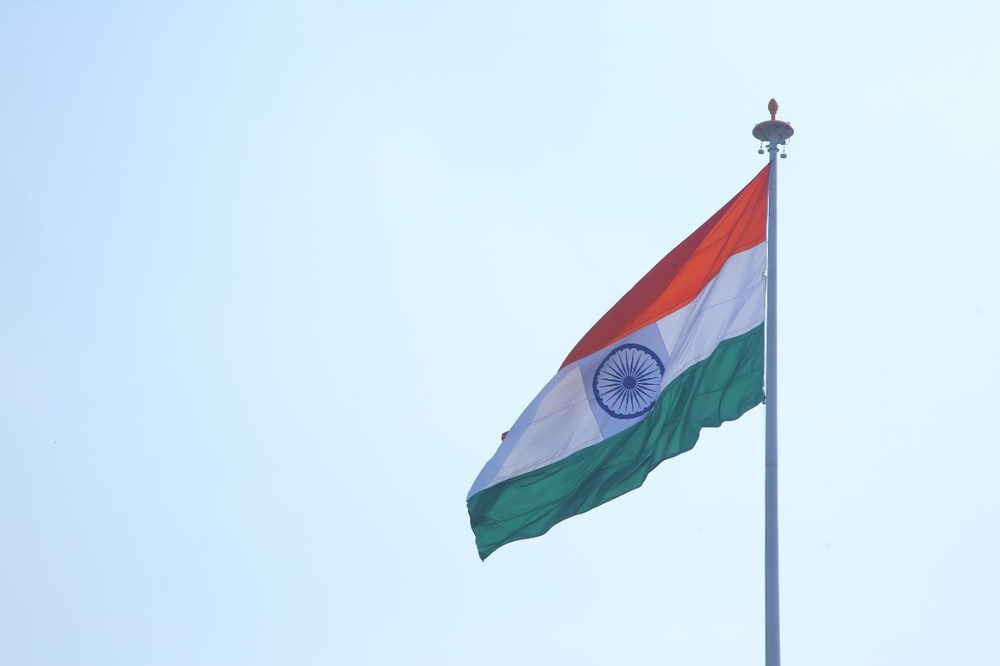High Mast Indian Flag