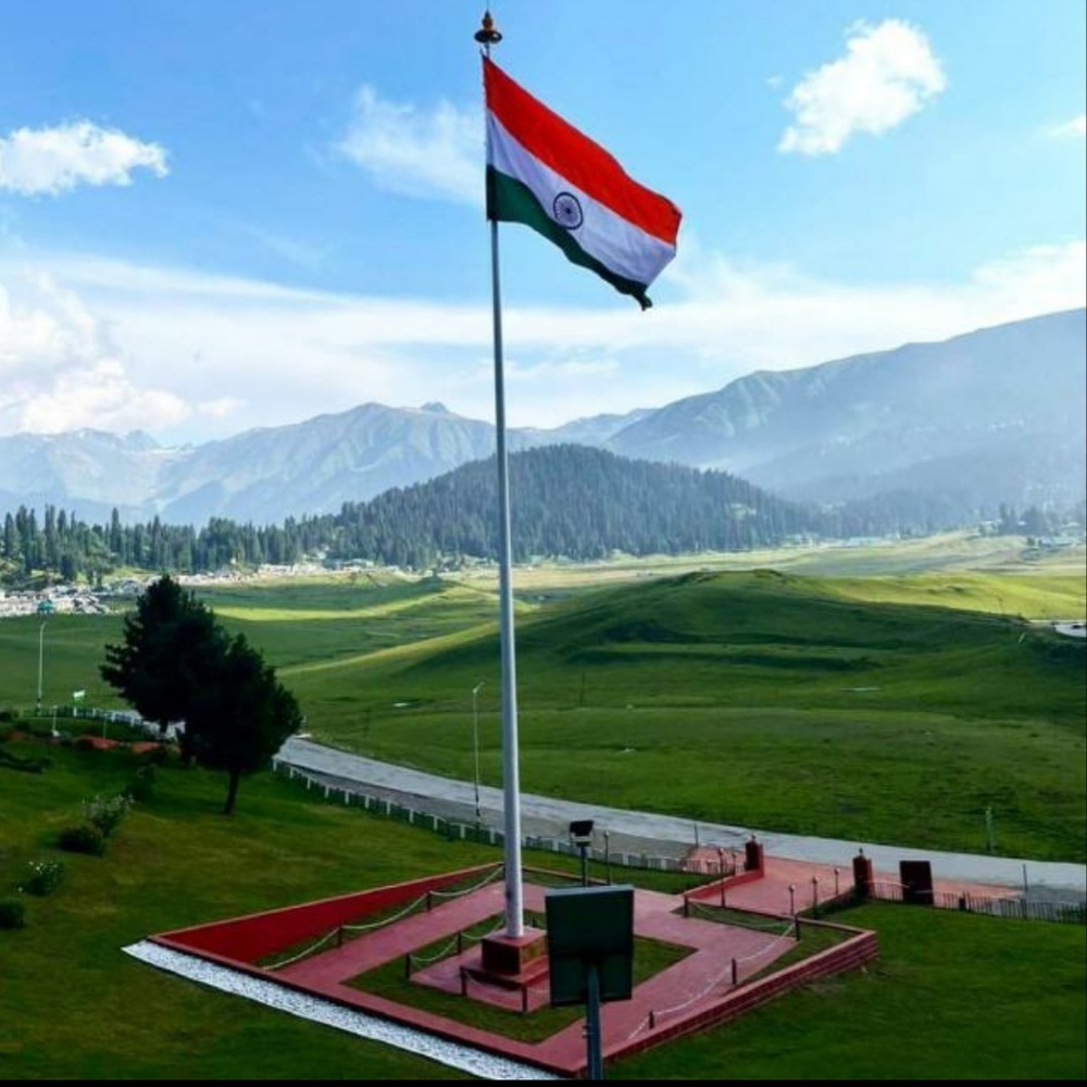 High Mast Indian Flag