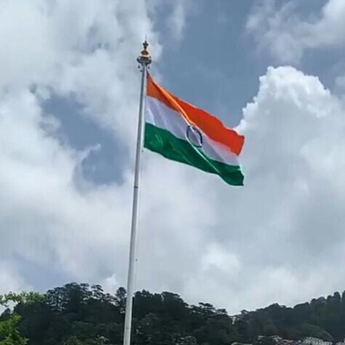 High Mast Indian Flag