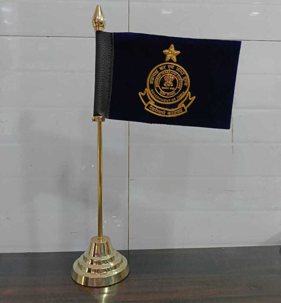 टेबल सिंगल स्टैंड ध्वज