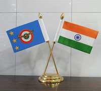 Table Cross Stand Flag