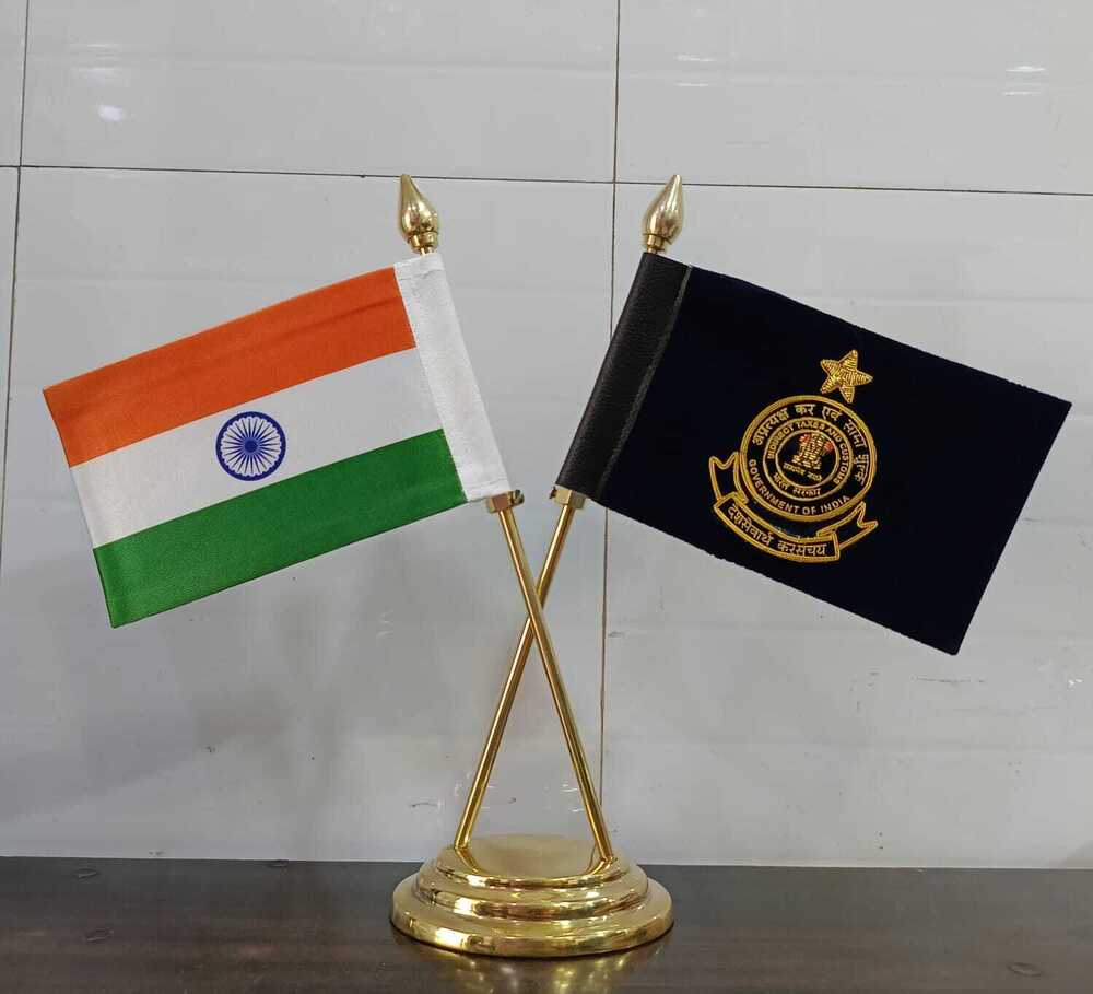 Table Cross Stand Flag