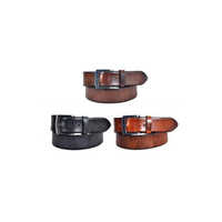 Oil Pull Up Crunched Reversible Leather Belt
