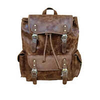 Leather Backpack