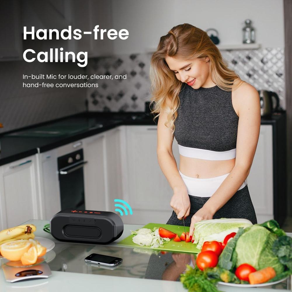 Portronics Pixel 3 20W Portable Wireless Bluetooth Speaker with Upto 7Hour Playtime, TWS