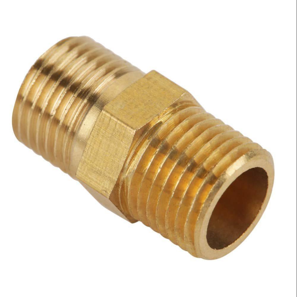 Brass Double Nipple - Size: Multi