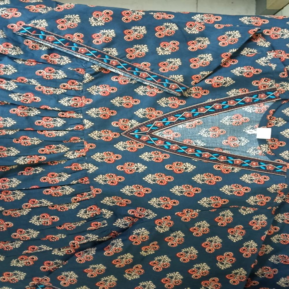 Ladies Cotton Embroidered Nighty